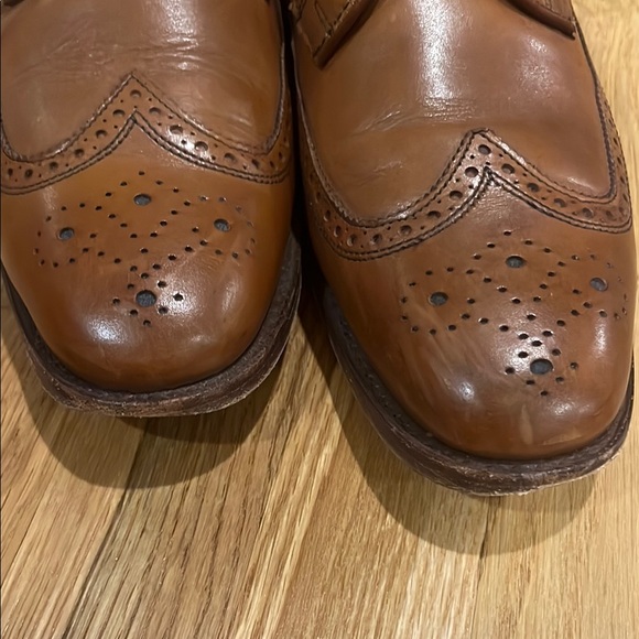 Allen Edmonds Brown Wingtip Brogue Oxfords - Picture 7 of 8